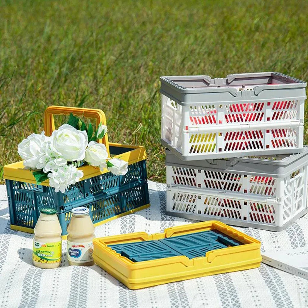 Multipurpose Grocery Storage Basket with Handle