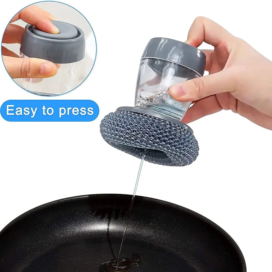 Soap Dispensing Palm Brush