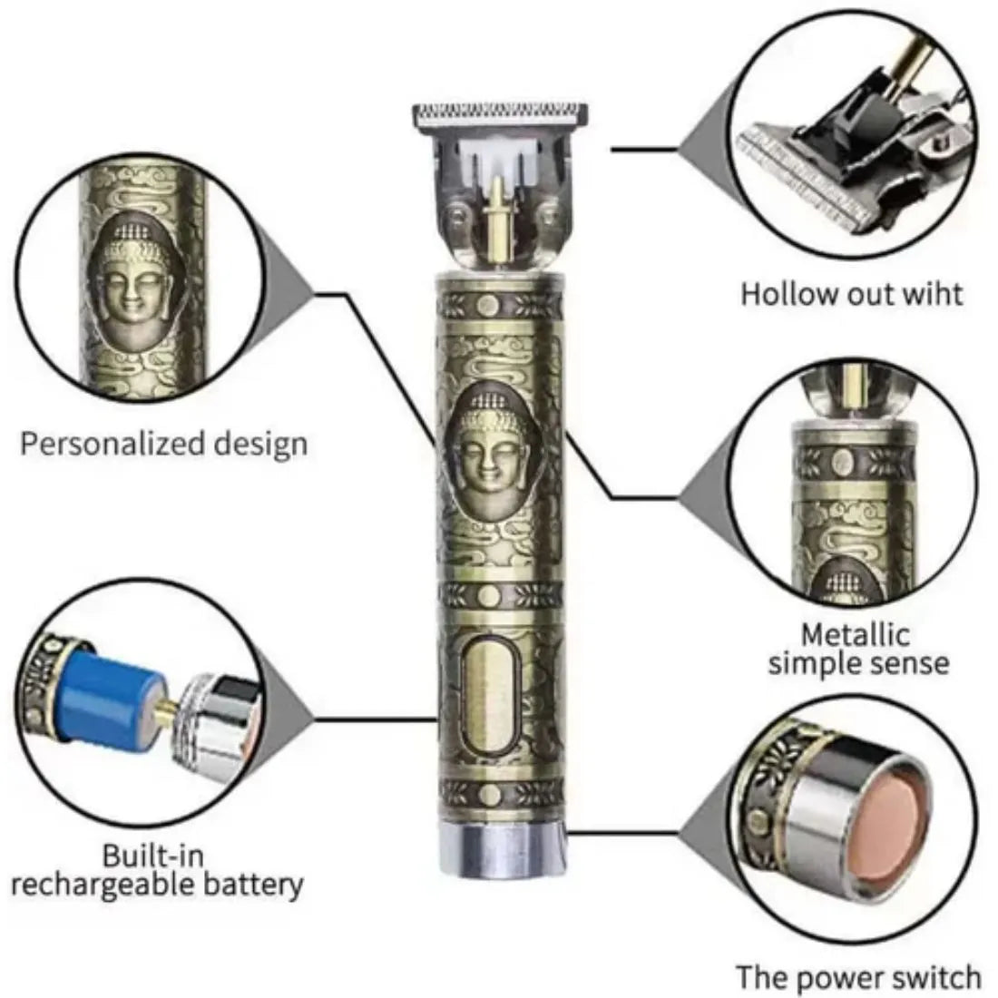 Professional 6 In 1 Hair Trimmer
