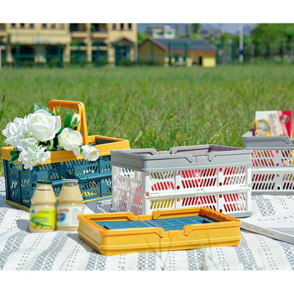 Multipurpose Grocery Storage Basket with Handle