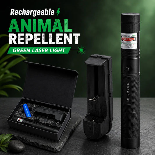 Rechargeable Green Laser Animal Repellent