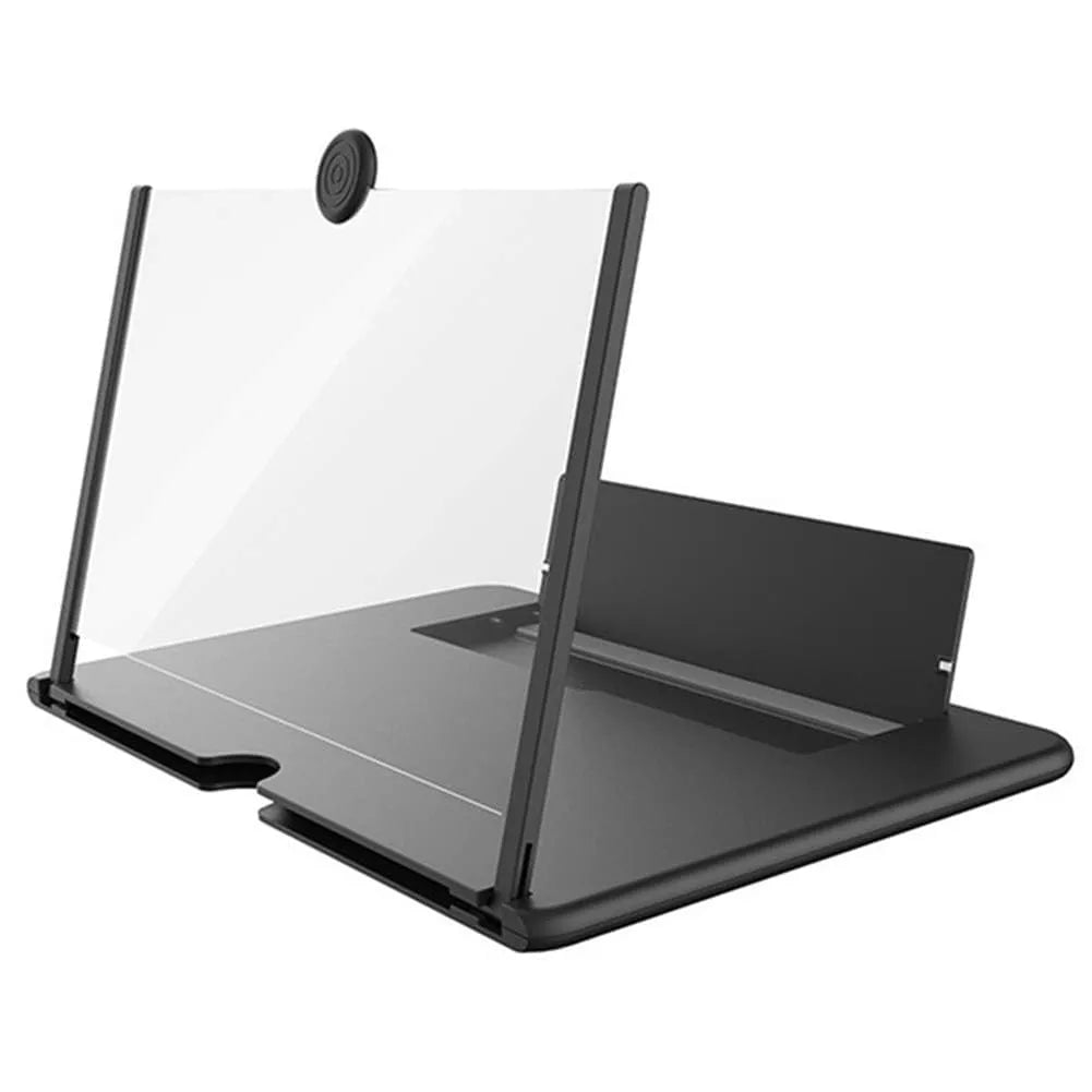 8 Inch 3D Mobile Screen Magnifier – Foldable HD Phone Screen Amplifier with 3X Magnification for All Smartphones