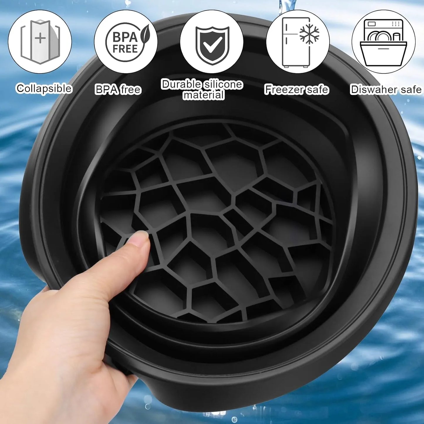 Silicone Face Bowl for Ice