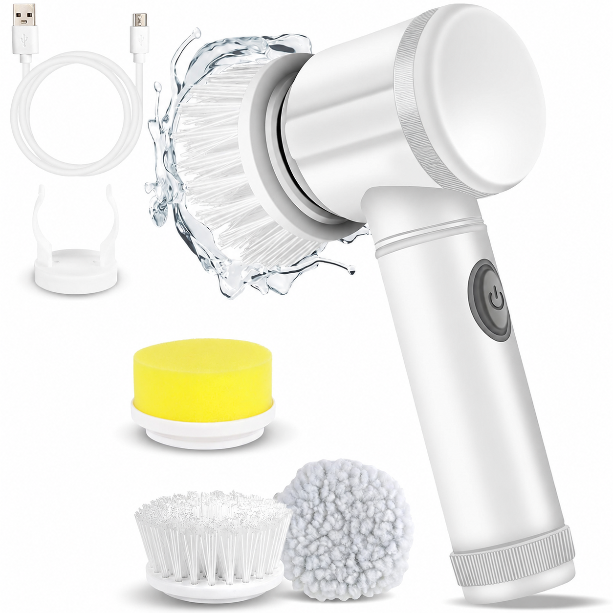 Electric Spin Scrubber 7-in-1 Power Cleaning Brush