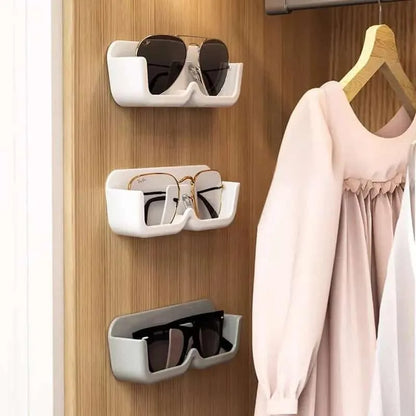 2 Pcs Wall Mount Sunglasses Organizer