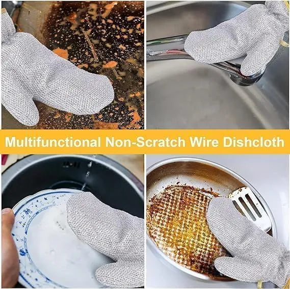 Aluminium Dishwashing Hand Gloves