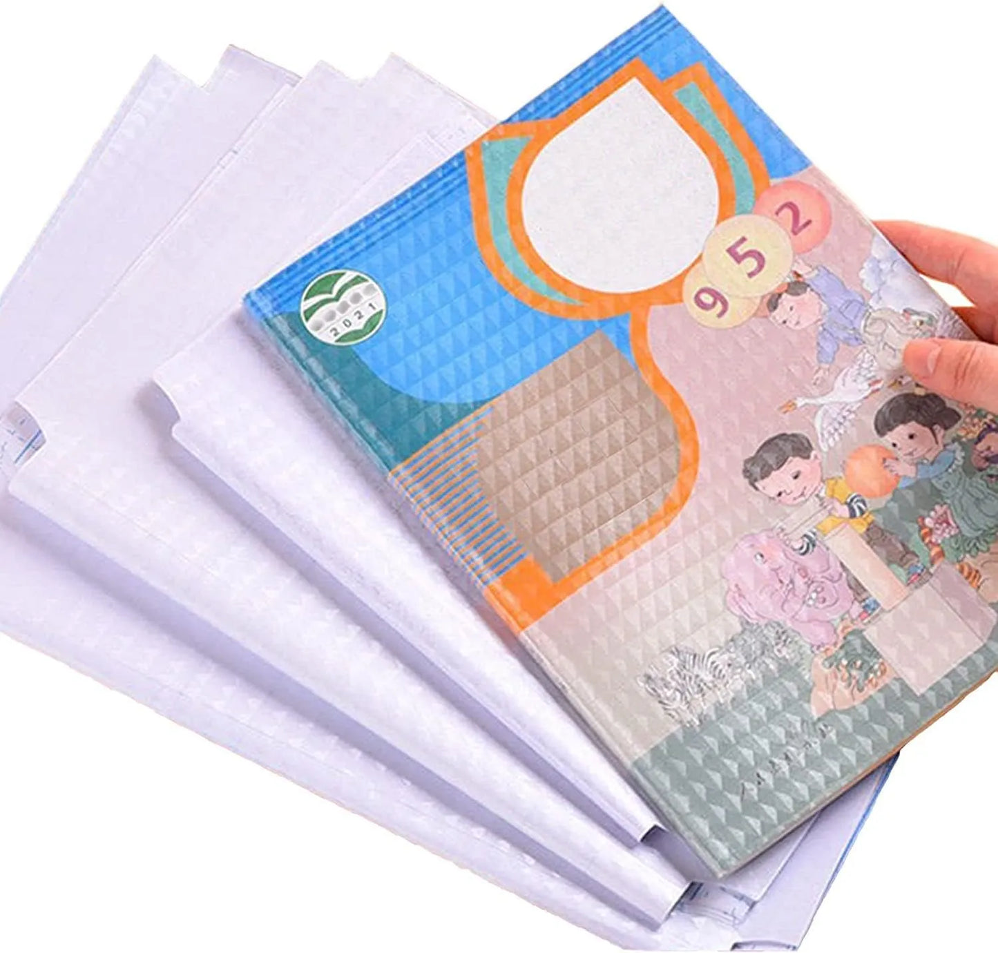 30 Pcs Transparent Matte Book Cover | Waterproof Self-Adhesive Sticker Sheets (3 Sizes) | Notebook & Textbook Protective Film for School & Office