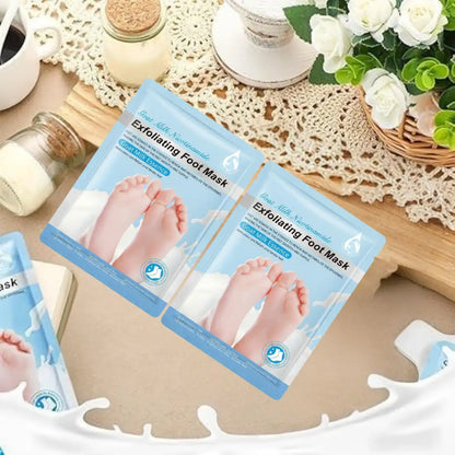 Goat Milk Exfoliating Foot Mask with Nicotinamide