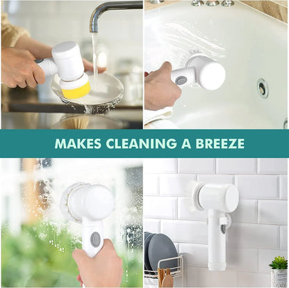 Electric Spin Scrubber 7-in-1 Power Cleaning Brush