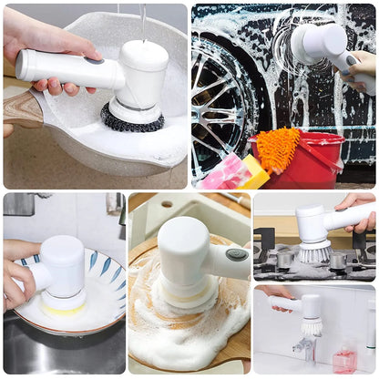 Electric Spin Scrubber 7-in-1 Power Cleaning Brush