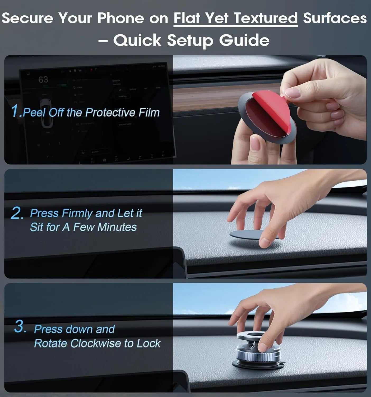 360° Vacuum Magnetic Phone Holder